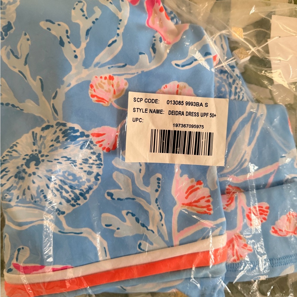 Lilly Pulitzer Blue Floral Skort Dress - Picture 3 of 5